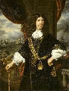 Samuel van hoogstraten Portrait of Mattheus van den Broucke Governor of the Indies, with the gold chain and medal presented to him by the Dutch East India Company in 1670. Sweden oil painting artist